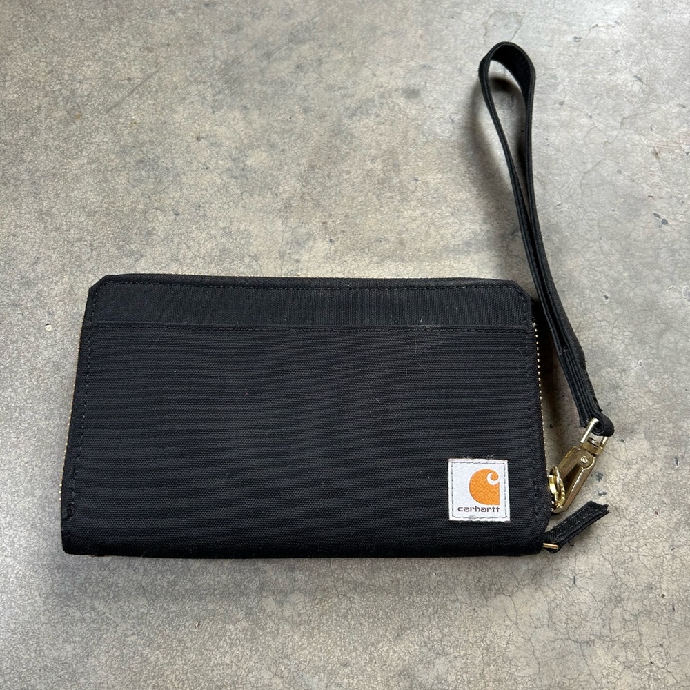 Carhartt Black Canvas Wristlet